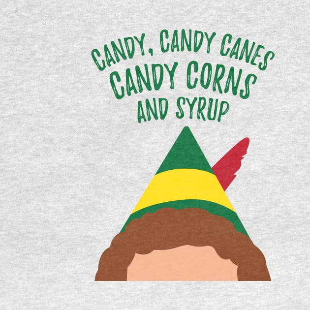 Buddy the Elf Inspired Quote Elf Food Groups by Lavenderbuttons